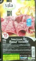 Saucisson sec boeuf volaille