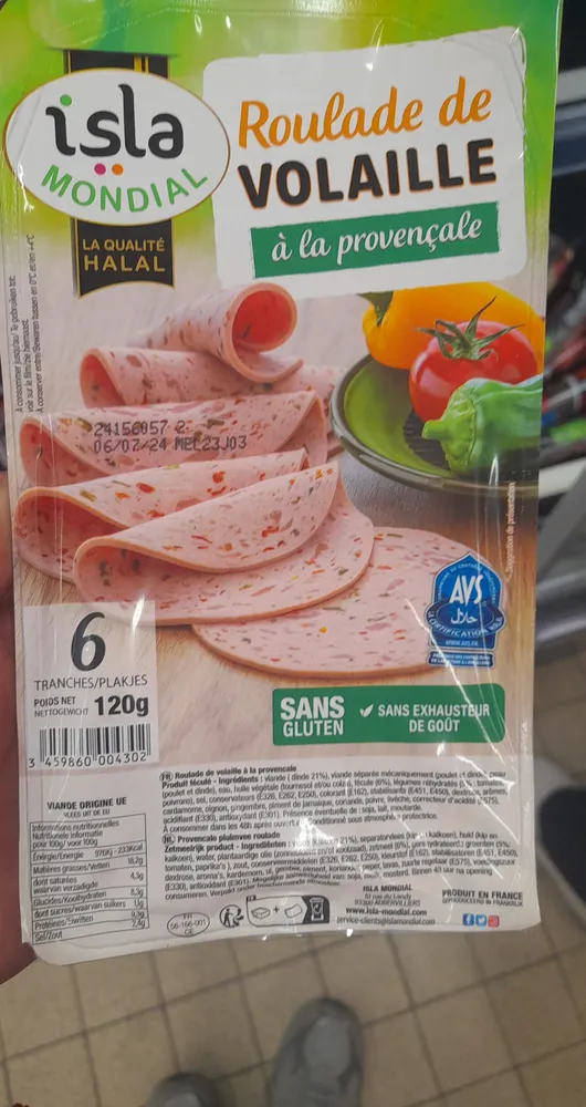 Roulade de VOVAILLE à la provençale
