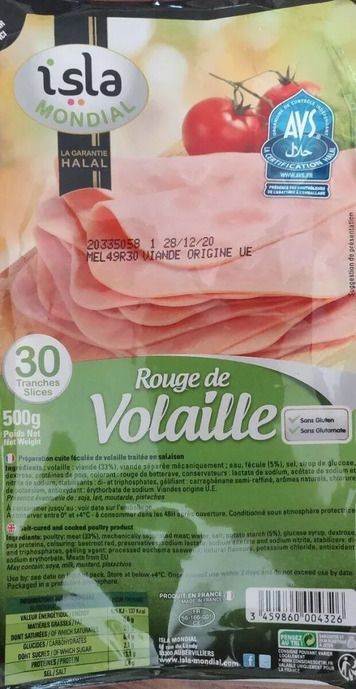 Rouge volaille