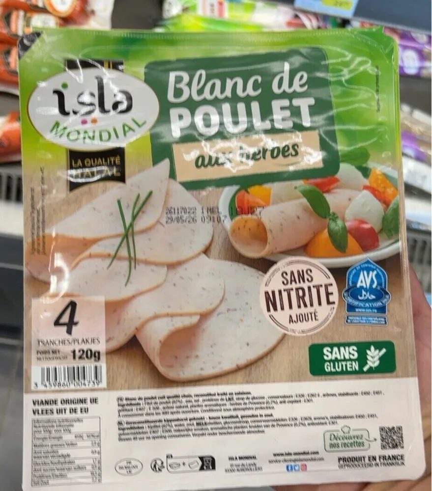 Blanc de poulet aux herbes