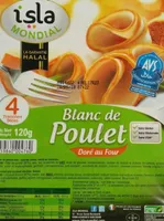 Blanc de poulet doré au four