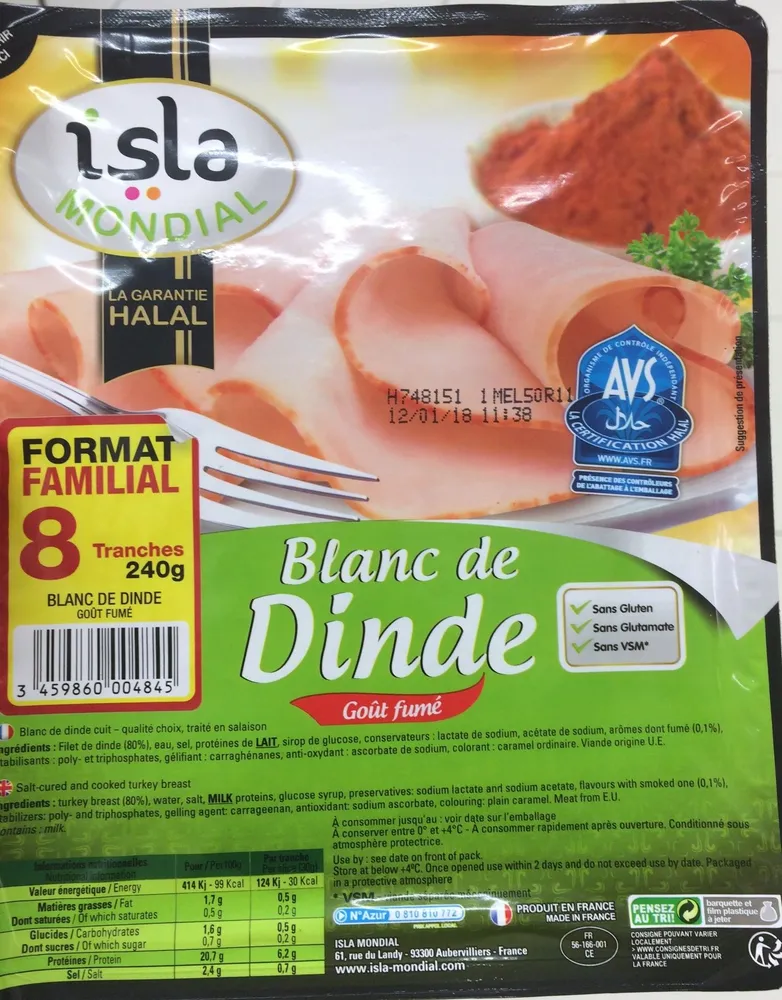 Blanc de Dinde Goût fumé