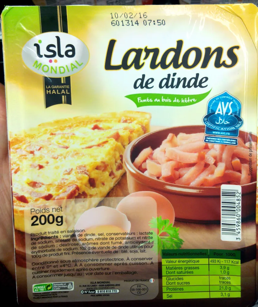 Lardons de Dinde