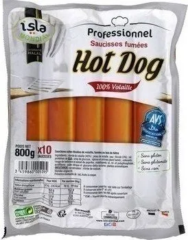 Saucisses Fumées Hot Dog Professionnel