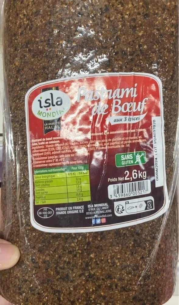 Pastrami de boeuf