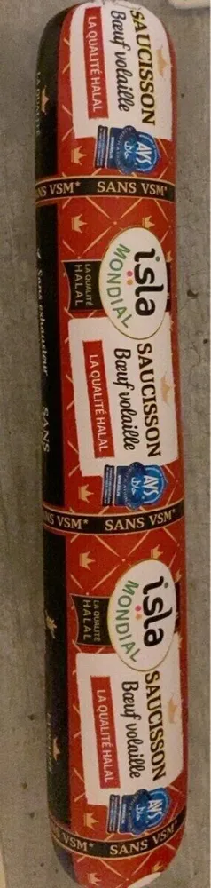 Saucisson boeuf volaille