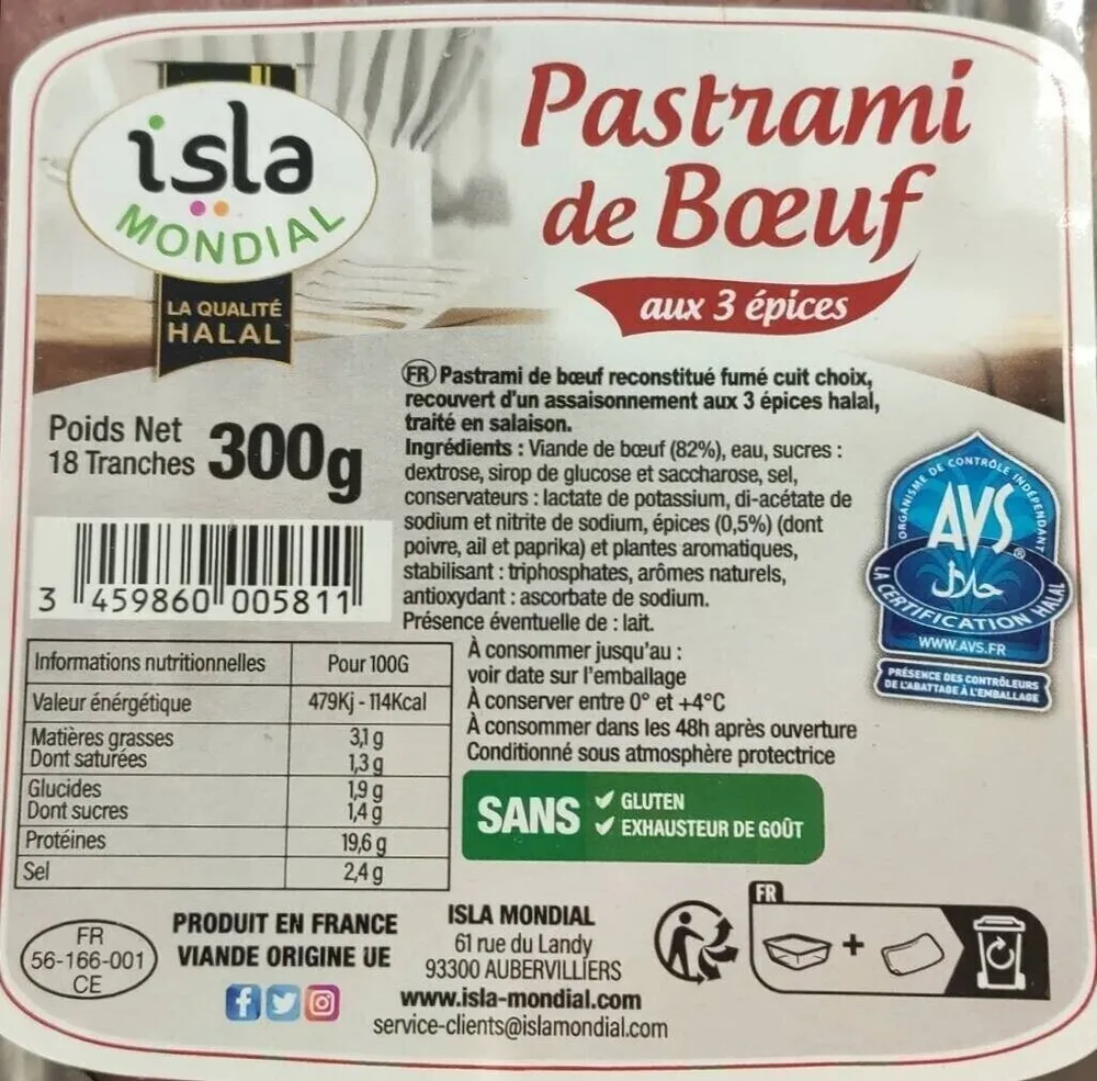 Pastrami de boeuf