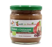 Compote avec morceaux : pomme et châtaigne