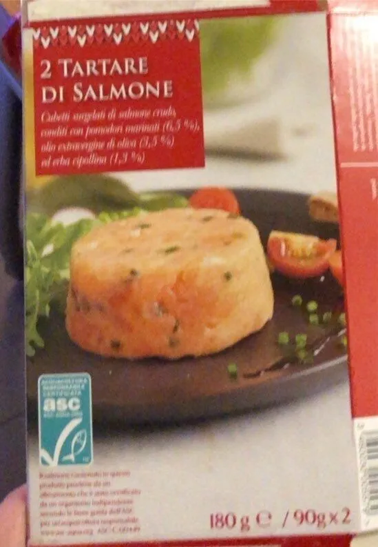 2 tartare di salmone