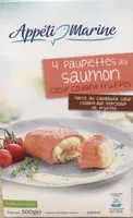 Paupiette au saumon coeur coulant aux truffes