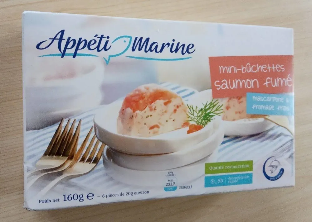 Mini-buchettes saumon fumé