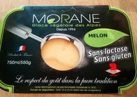 Glace végétale melon