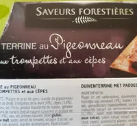 Terrine au Pigeonneau