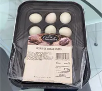 Oeufs de caille cuits