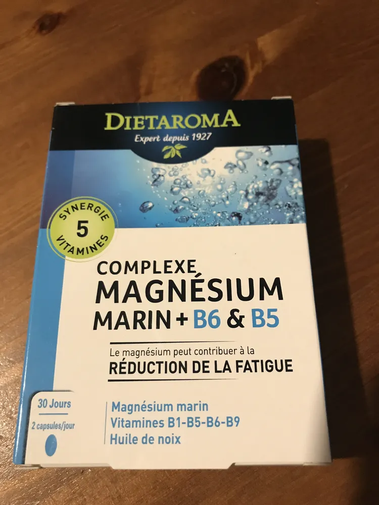 Complexe Magnesium Marin B6 - 60 Capsules - Dietaroma