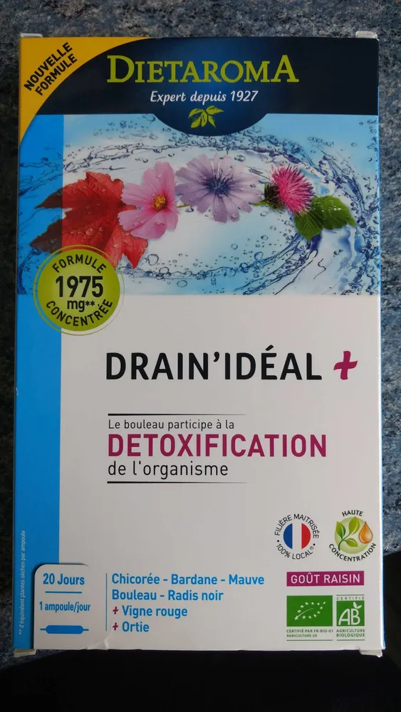 Drain'idéal Bio - 20 Ampoules - Dietaroma