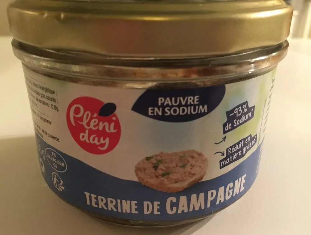 Terrine Campagnarde 180G Allege En Sel