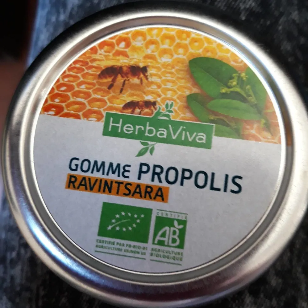 Gomme Propolis Ravintsara Bio 40G - Herba Viva
