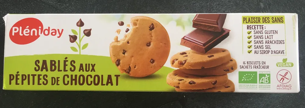Sablés aux pépites de chocolat