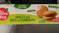 Sablés Baies De Cranberries Bio - 150 G - Pléniday