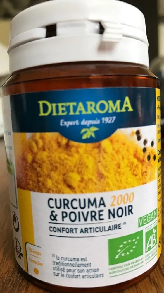Curcuma & Poivre Noir 60 Comprimés