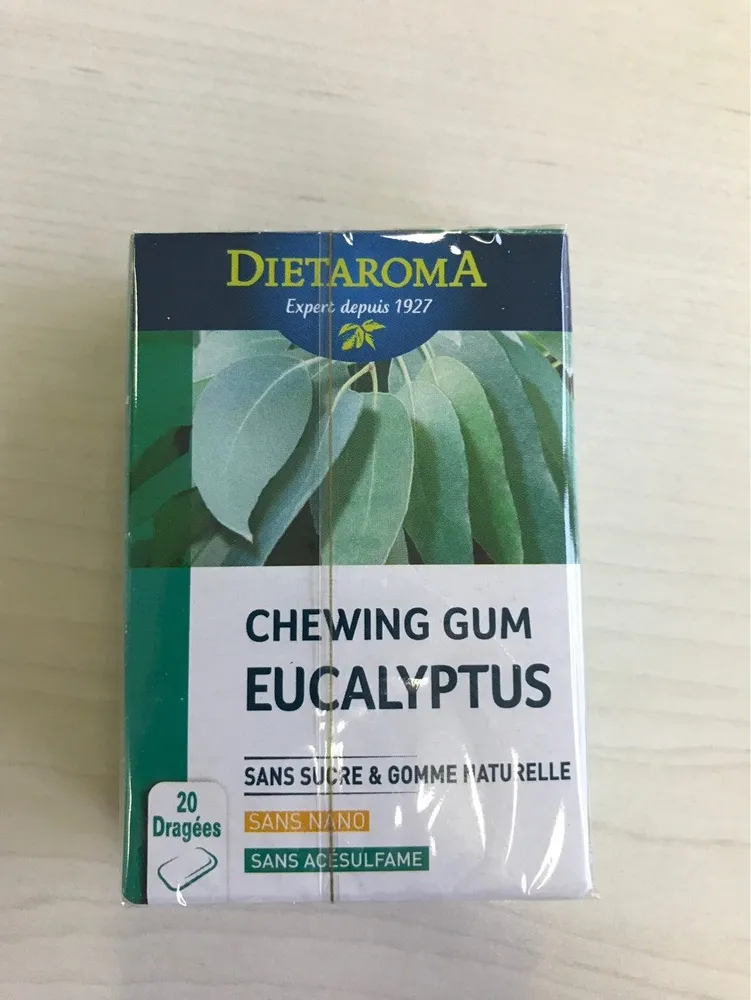 Chewing gum eucalyptus