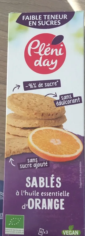 Sables a l’huile essentiel d’orange