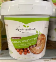 Purée de noisette bio