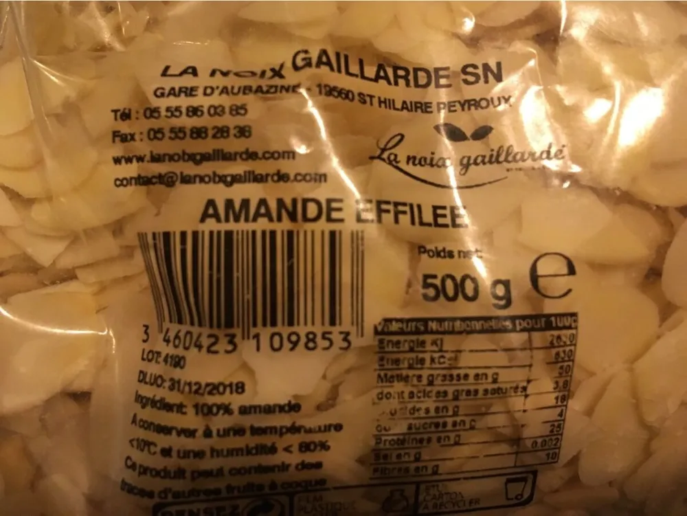 Amande Effilée