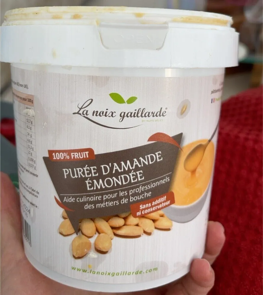 Purée amande émondée