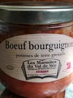 Bœuf bourguignon et pommes de terre grenaille
