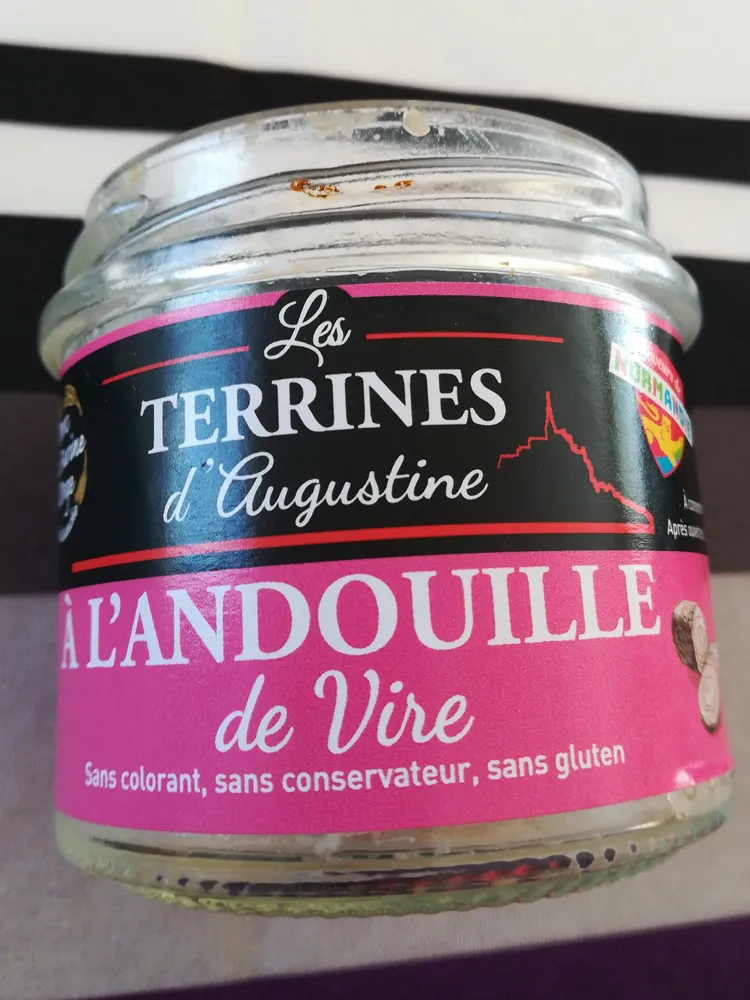 Les terrines d'augustine A l'andouille de Vire