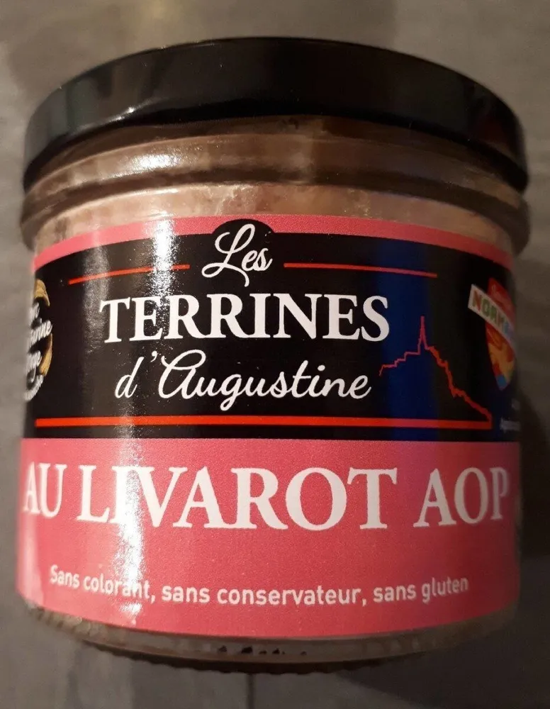 Terrines d augustine au livarot AOP