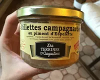 Rilettes campagnarde au piment d'espelette