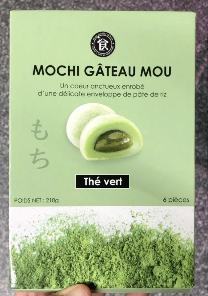 Mochi gâteau mou thé vert