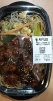 Poulet coreen et nouilles legumes
