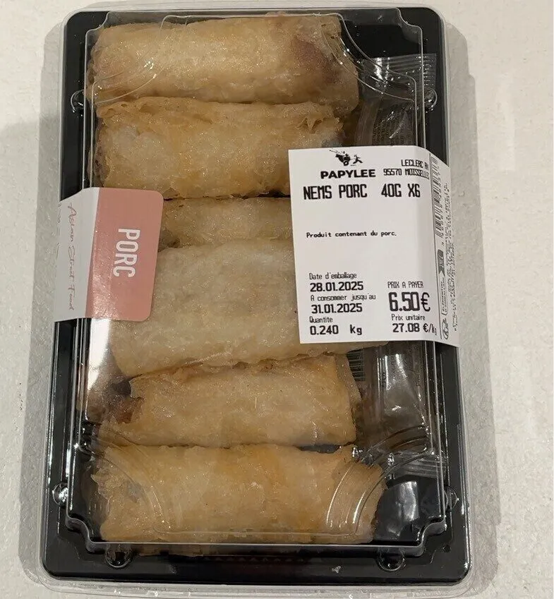 Nem porc 40g x6