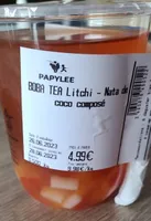 Boba tea litchi - Nata de coco composé