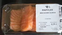 Mini sashimi saumon
