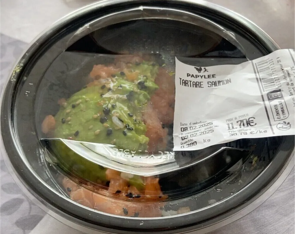 Tartare de saumon.