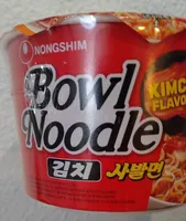 Bowl noodle kimchi flavor