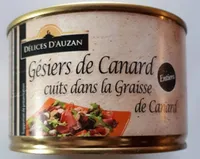 Gésiers de Canard Entiers Cuits dans la Graisse d'Oie