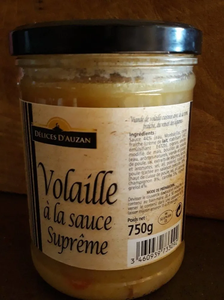 Volaille à la sauce suprême