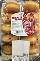 10 beignets fourrés - Goût chocolat noisettes