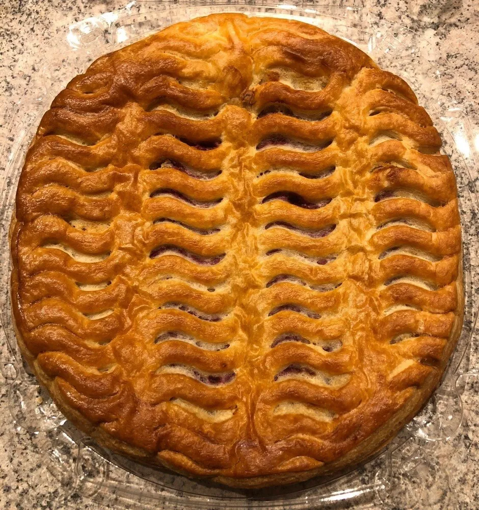 Galette frangipane-framboise