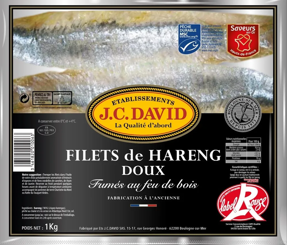 Filets De Harengs Doux