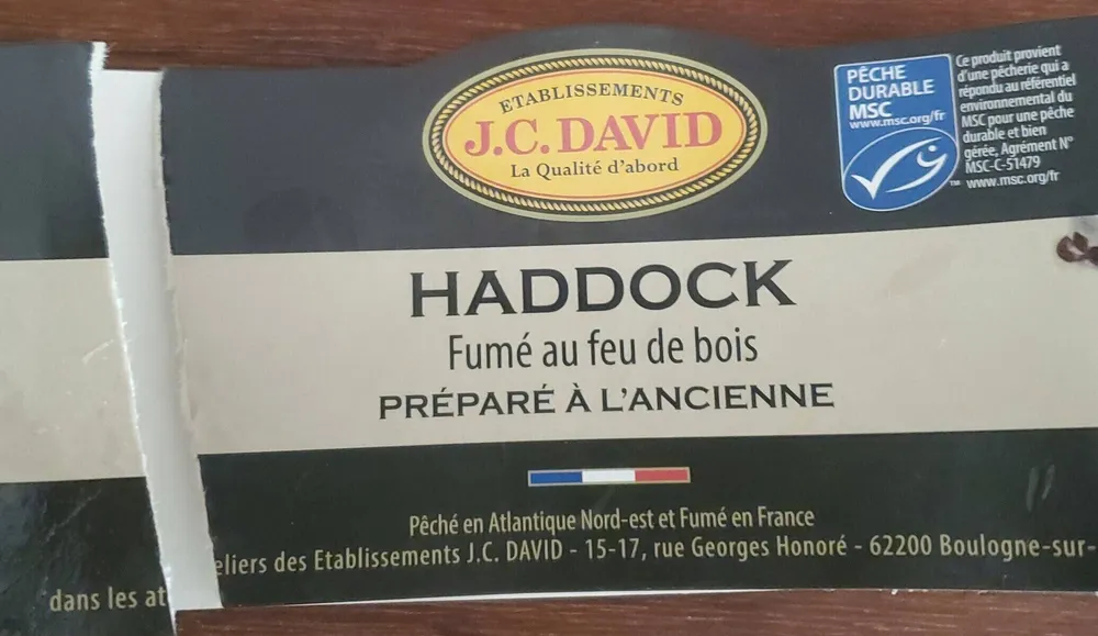 HADDOCK Fumé au feu de bois PRÉPARÉ À L'ANCIENNE