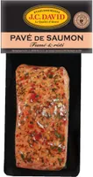 Pavé de saumon fumé et rôti
