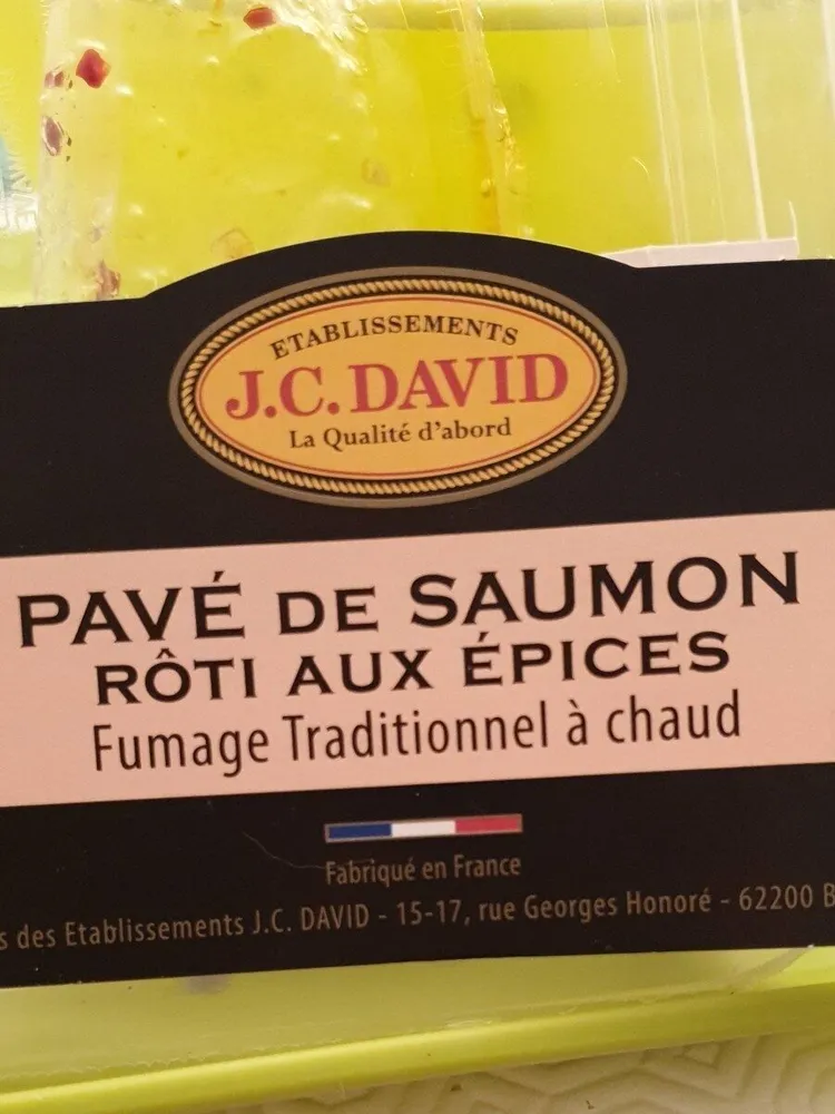 Pavé de saumon rôti aux épices