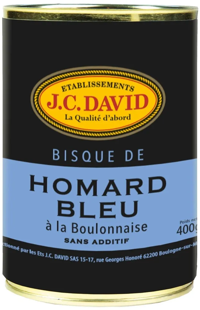 Bisque de homard bleu à la Boulonnaise